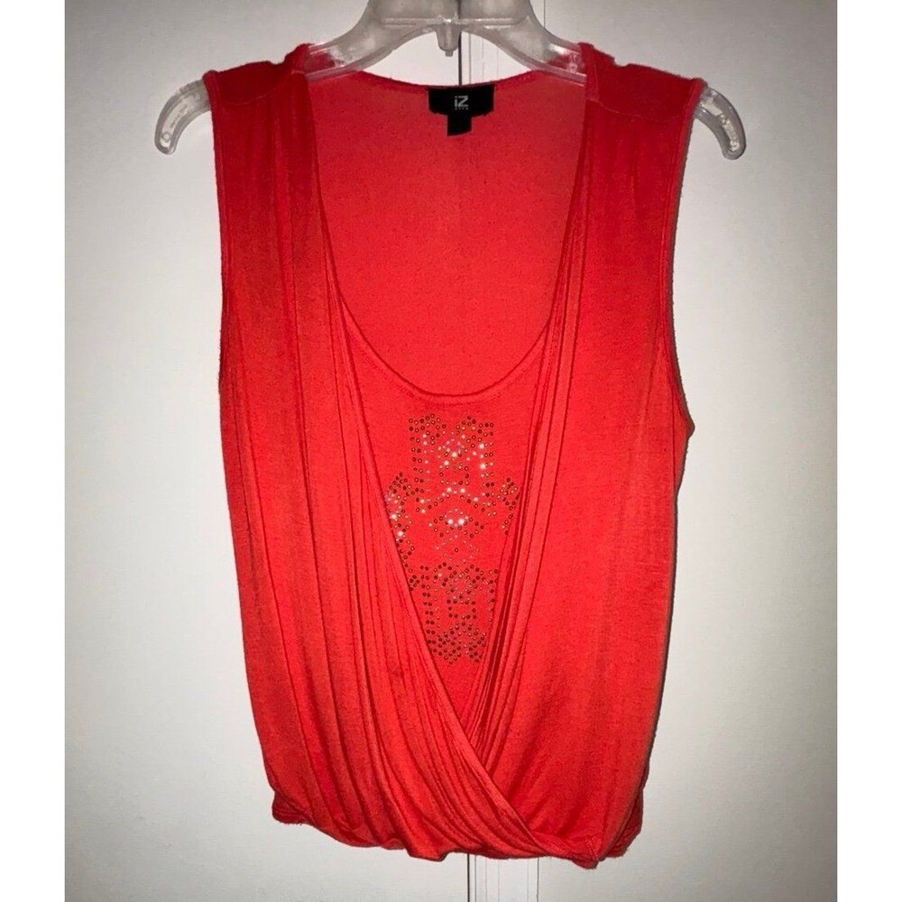 Iz Byer Rhinestone Shirt